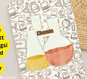 Chemie Deckblatt Gestaltungsideen und klare Struktur