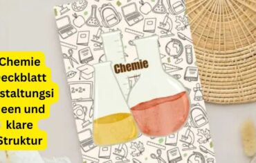 Chemie Deckblatt Gestaltungsideen und klare Struktur