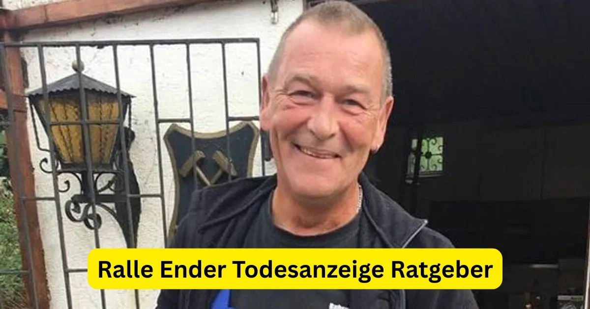 Ralle Ender Todesanzeige Ratgeber