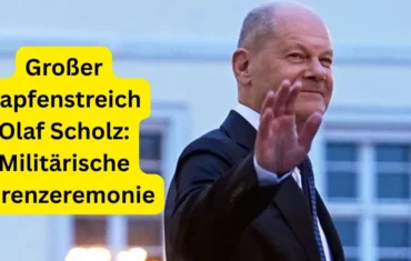 Großer Zapfenstreich Olaf Scholz: Militärische Ehrenzeremonie