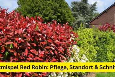 Glanzmispel Red Robin: Pflege, Standort & Schnitt