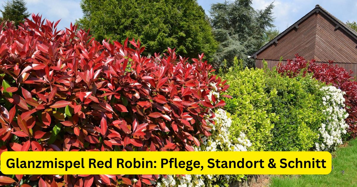 Glanzmispel Red Robin: Pflege, Standort & Schnitt