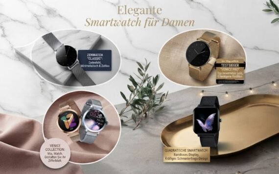 Elegante Smartwatch für Damen: Design trifft Alltag