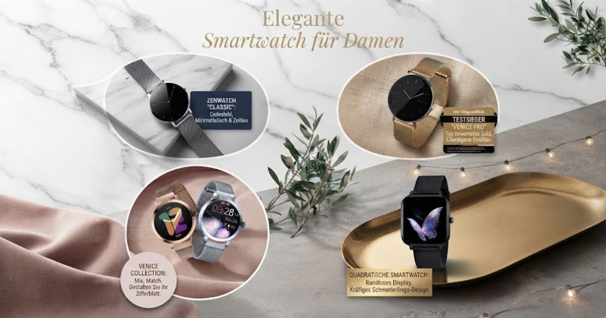 Elegante Smartwatch für Damen: Design trifft Alltag